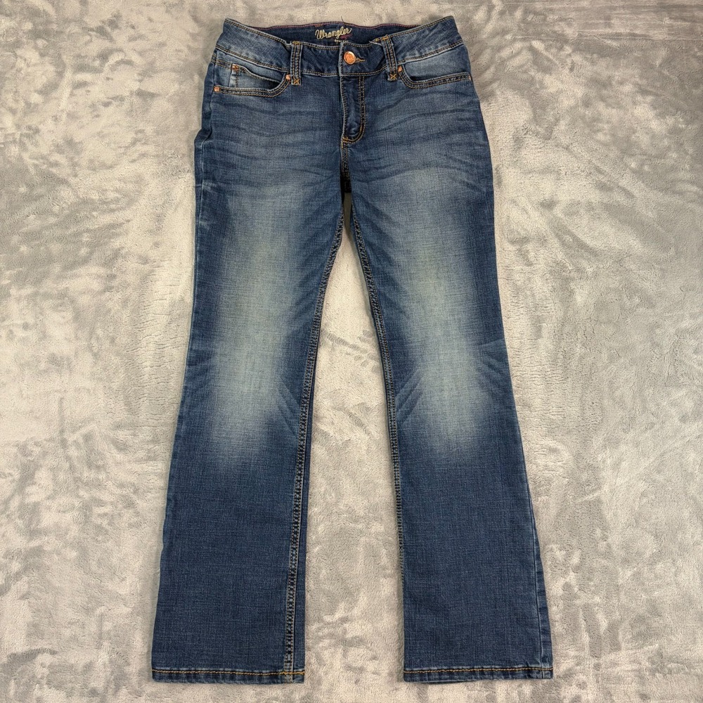 Wrangler Jeans Womens 9 Blue Denim Bootcut Western Workwear Casual